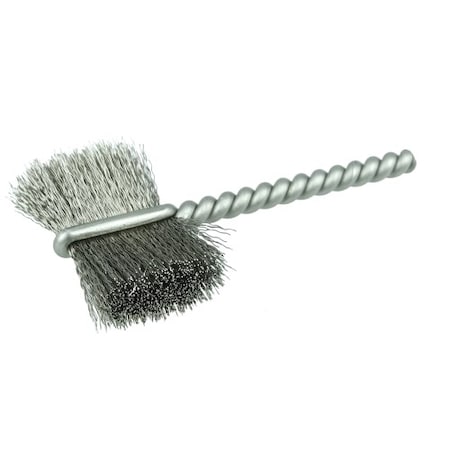 Weiler 1" Power Tube Brush, .005" Wire Fill, 5/8" Brush Length 21058